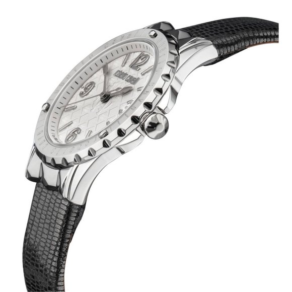 NWT $800 Ladies Roberto Cavalli by Franck Muller 34mm Pyramid-Lug Watch IL048 main image 13